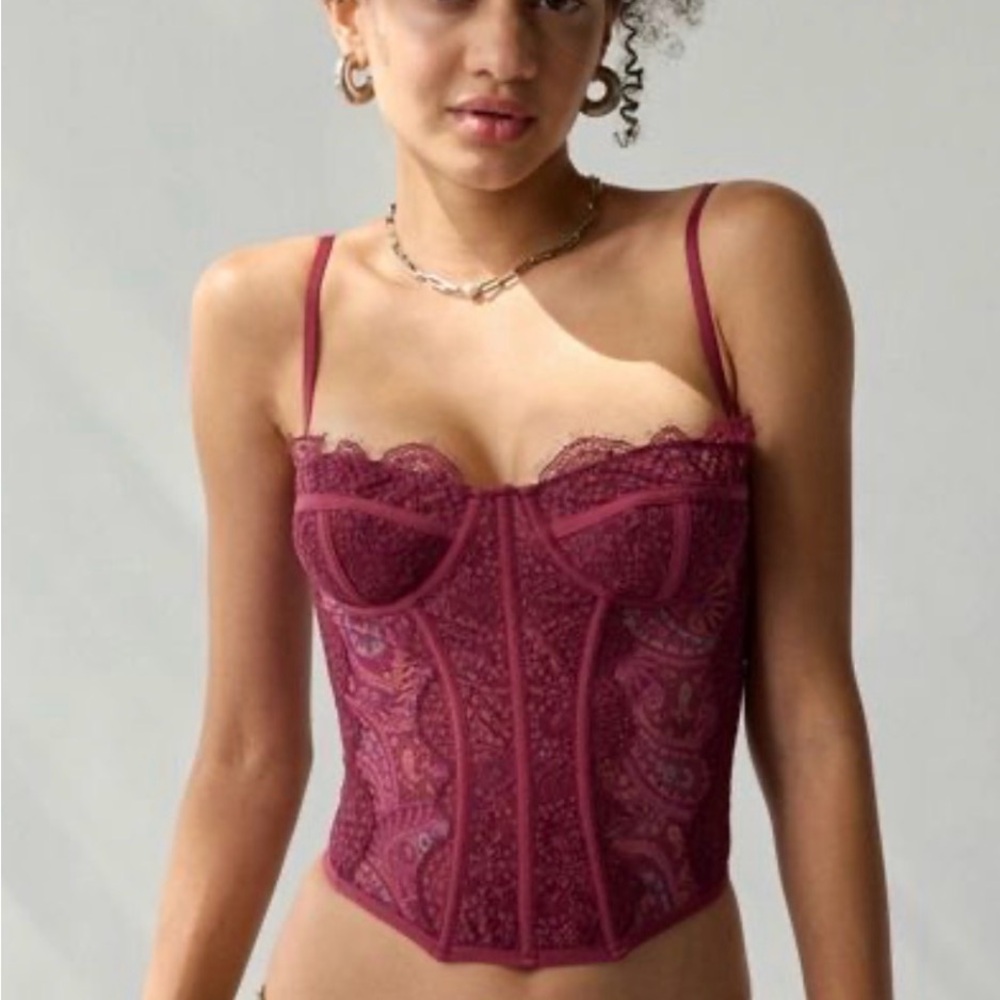 NWT Urban Outfitters Out From Under Modern Love Push-Up Corset
